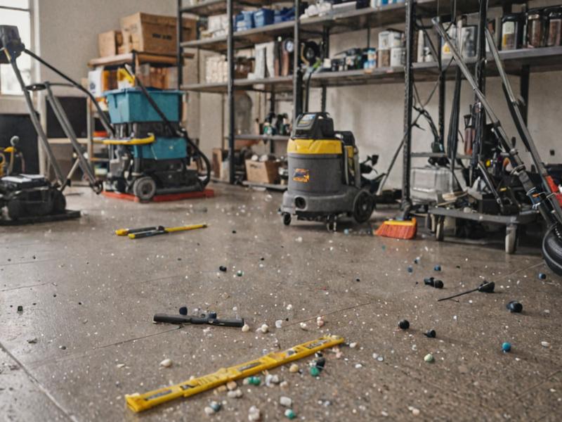 Professional floor cleaning equipment